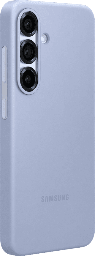 Samsung Galaxy S25 Siliconen Back Cover Lichtblauw
