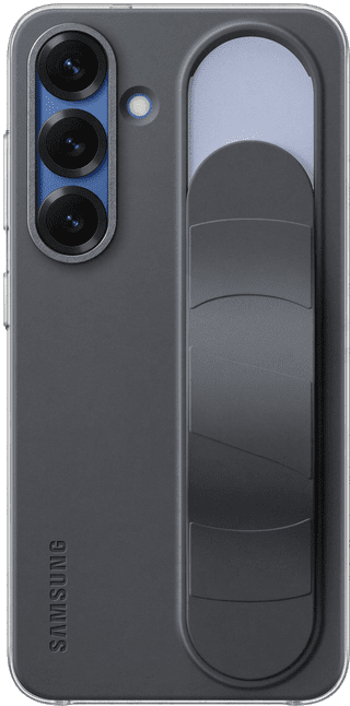 Samsung S25 Standing Grip Back Cover Black