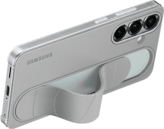 Samsung S25 Standing Grip Back Cover Gray