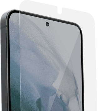 BlueBuilt Samsung Galaxy S25 Book Case Leer Zwart + BlueBuilt Screenprotector Glas