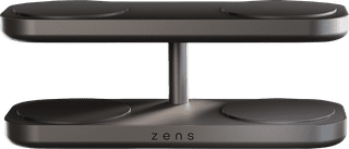 Zens 4-in-1 Draadloze Oplader 15W met Standaard en MagSafe Magneet Zwart