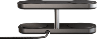 Zens 4-in-1 Draadloze Oplader 15W met Standaard en MagSafe Magneet Zwart