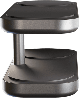 Zens 4-in-1 Draadloze Oplader 15W met Standaard en MagSafe Magneet Zwart