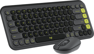 Logitech Pop Icon Combo toetsenbord en muis set Grafiet