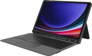BlueBuilt Samsung Galaxy Tab S9 FE Plus/S10 Plus Toetsenbord Hoes QWERTY Zwart