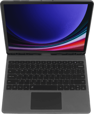 BlueBuilt Samsung Galaxy Tab S9 FE Plus/S10 Plus Toetsenbord Hoes QWERTY Zwart
