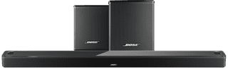 Bose Smart Ultra Soundbar Black + Bose Surround Speakers Black