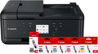 Canon PIXMA TR7650 + 1 set extra XL cartridges
