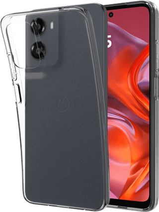 Just in Case Soft Design Motorola Moto E15 Back Cover Transparent