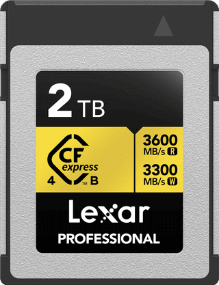 Lexar Professional GOLD 4.0 2TB CFexpress Type B
