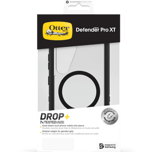 OtterBox Defender Samsung Galaxy S25 Back Cover met Magneet Transparant met Zwarte Rand