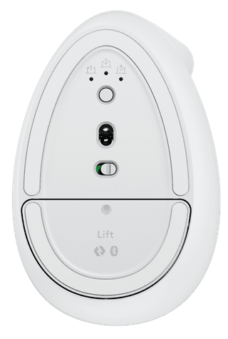 Logitech Lift Vertical Ergonomic Mouse White