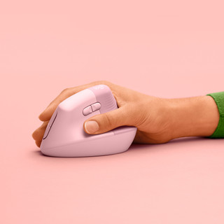 Logitech Lift Vertical Ergonomic Mouse Pink