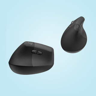 Logitech Lift Vertical Ergonomic Mouse Left-Handed Black