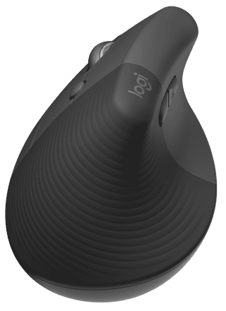 Logitech Lift Vertical Ergonomic Mouse Left-Handed Black