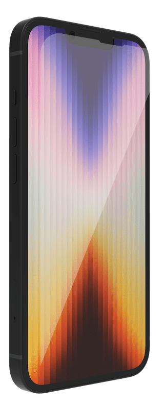BlueBuilt Back Cover iPhone 17e/16e Black + Screen Protector Glass Duo Pack