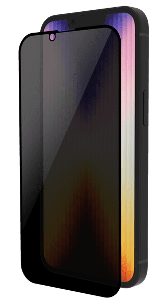 BlueBuilt Back Cover iPhone 17e/16e Transparent + Privacy Filter Screen Protector Glass Duo Pack