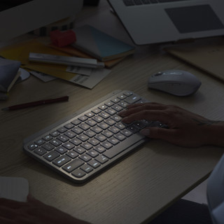 Logitech MX Keys Mini Draadloos Qwerty Grafiet + Logitech MX Anywhere 3S Compact Zwart