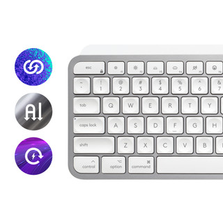 Logitech MX Keys S for Mac Qwerty Wit
