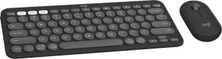 Logitech Pebble 2 Combo Qwerty Zwart