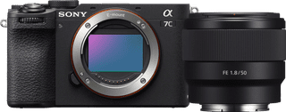 Sony A7C II Zwart + FE 50mm f/1.8