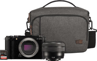 Fujifilm X-M5 Zwart Travel Kit