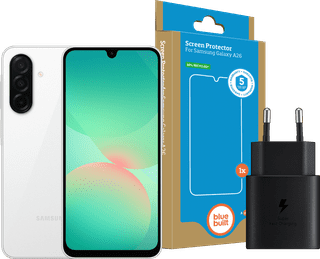 Samsung Galaxy A26 128GB Wit 5G + Basis Accessoirepakket