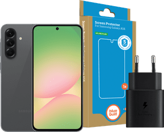 Samsung Galaxy A56 128GB Zwart 5G Enterprise Edition + Basis Accessoirepakket