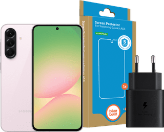 Samsung Galaxy A56 256GB Roze 5G + Basis Accessoirepakket