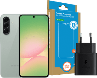 Samsung Galaxy A56 256GB Groen 5G + Basis Accessoirepakket