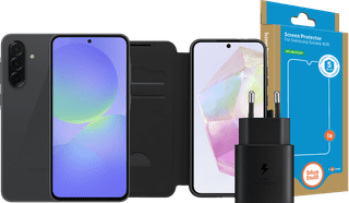 Samsung Galaxy A36 256GB Zwart 5G + Compleet Accessoirepakket