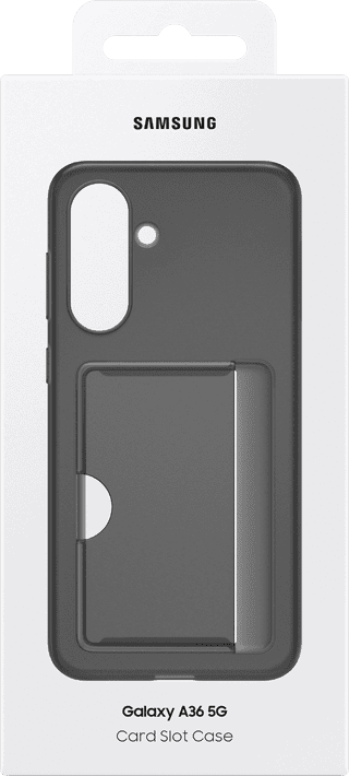 Samsung Galaxy A36 Card Slot Back Cover Black