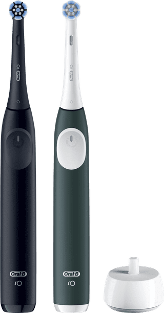 Oral-B iO 2 Black and Green Duo Pack