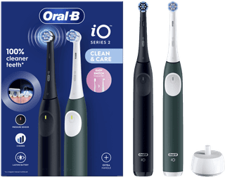 Oral-B iO 2 Zwart en Groen Duo Pack