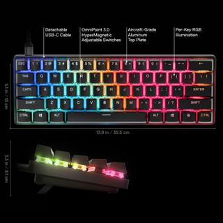 SteelSeries Apex Pro Mini Gen 3 Gaming Toetsenbord Qwerty