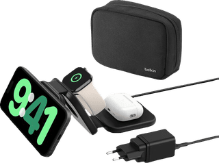 Belkin 3-in-1 Magnetisch Draadloze Oplader met Qi2 15W