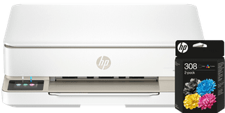 HP ENVY 6120e + 1 set extra cartridges