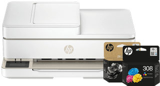 HP ENVY 6520e + 1 Extra Black XL + 1 Color Cartridge