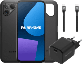 Fairphone 5 256GB Zwart 5G + Accessoirepakket