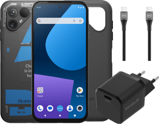 Fairphone 5 256GB Transparant 5G + Accessoirepakket