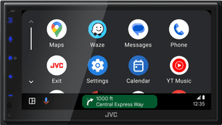 JVC KW-M595DBT Zwart