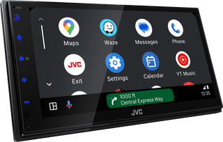 JVC KW-M595DBT Zwart