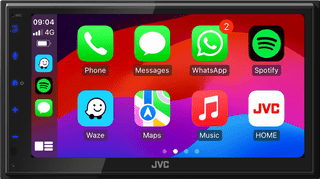 JVC KW-M595DBT Zwart
