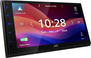 JVC KW-M595DBT Zwart