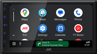 JVC KW-M695DBW Zwart