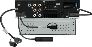 JVC KW-M695DBW Zwart