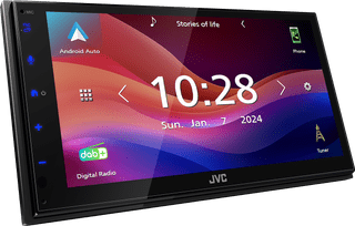 JVC KW-M695DBW Zwart