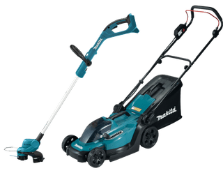 Makita DLM330Z (zonder accu) + Makita DUR193Z (zonder accu)
