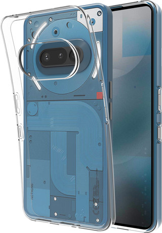 Just in Case Soft Design Nothing Phone (3a) Back Cover Transparant