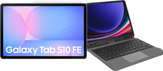 Samsung Galaxy Tab S10 FE 10.9 inches 256GB WiFi Light Blue + Keyboard Cover QWERTY